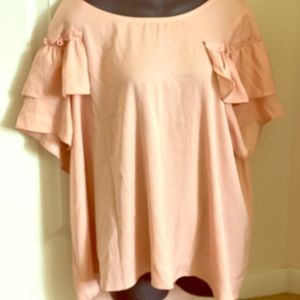 Flutter sleeve blouse